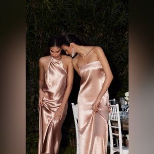 Sachin & Babi Stella Strapless Gown Maxi Dress 8 NWT